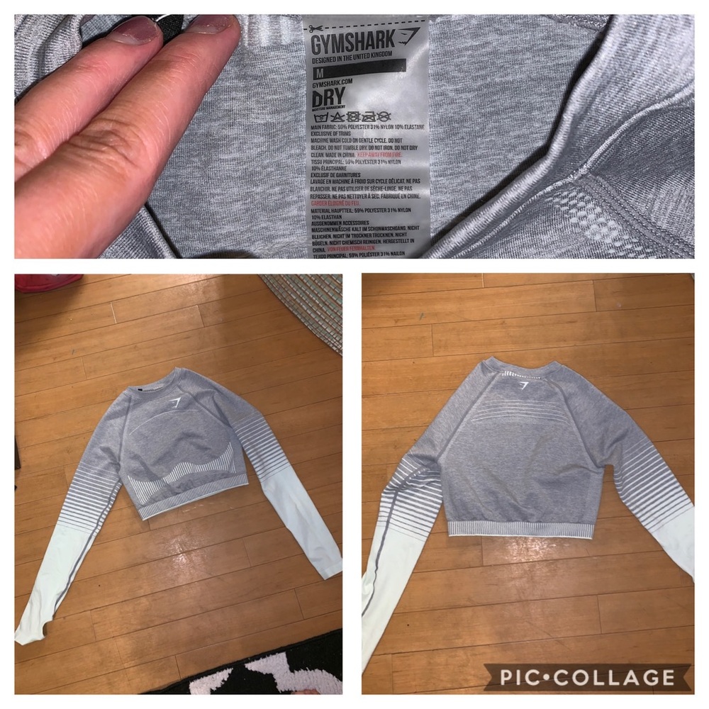 GYMSHARK AMPLIFY SEAMLESS CROP